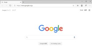 Microsoft Edge_起動ページ_google