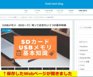 便利 Webページをオフライン環境で見る方法 Chrome