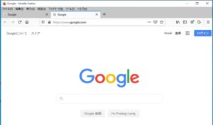 FF_Googleホームページの新しいタブ