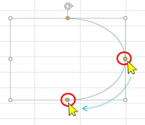Excel_半円状の円弧